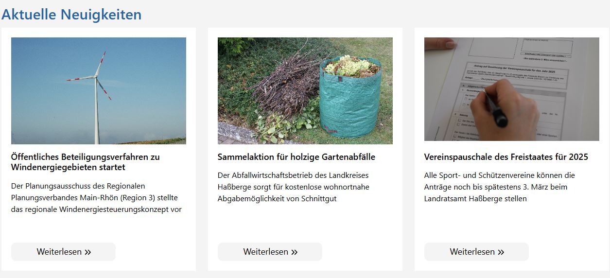 Aktuelle Nachrichten